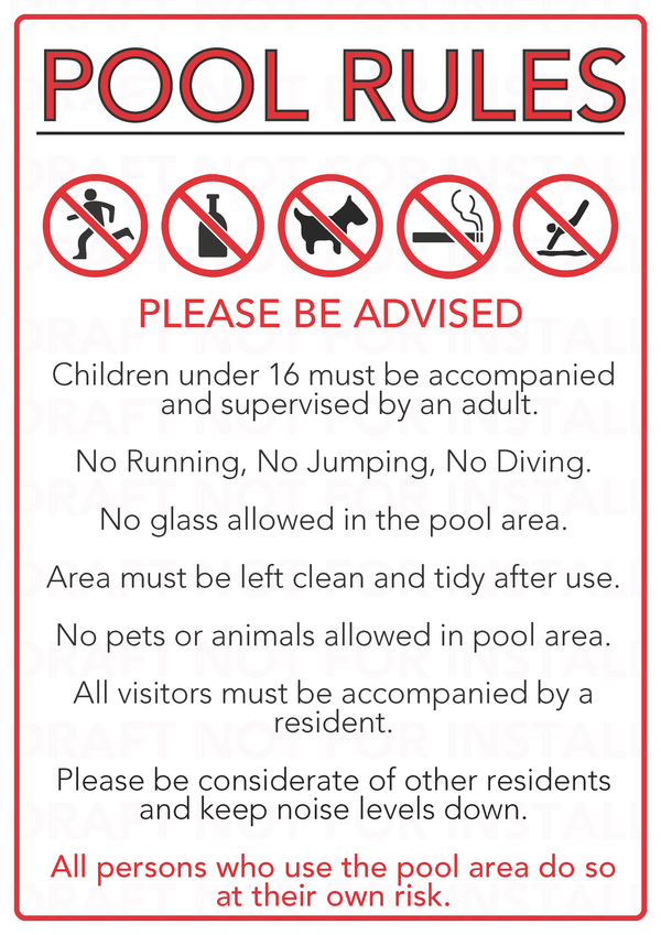 Pool Rules Signs and Other Solutions - www.cprsigns.com.au