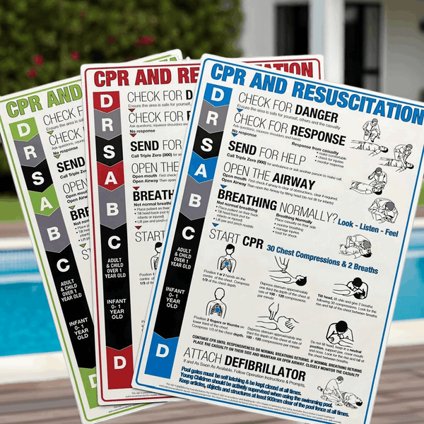 3mm White Acrylic CPR Signs