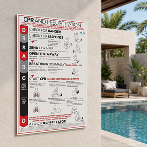 White Aluminium CPR Signs | Lightweight & Weatherproof - www.cprsigns.com.au
