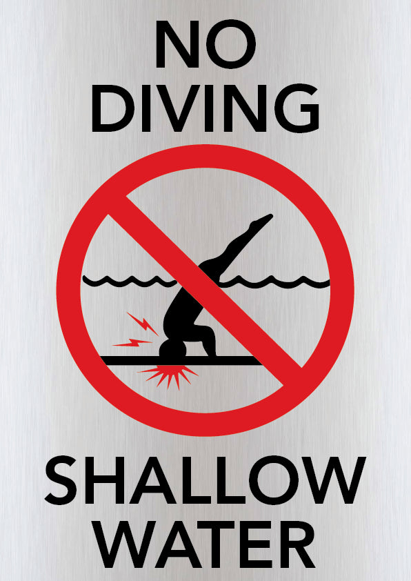 Pool Depth Signs