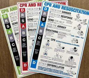 White Acrylic CPR Signs - www.cprsigns.com.au
