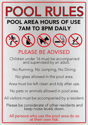Pool Rules Signs and Other Solutions - www.cprsigns.com.au