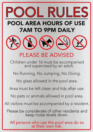 Pool Rules Signs and Other Solutions - www.cprsigns.com.au