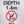 Pool depth 0.1m no diving shallow water brushed aluminium