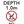 Pool depth 0.4m no diving shallow water white