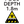 Pool depth 1.4m no diving white