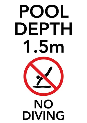 Pool Depth Signs - www.cprsigns.com.au